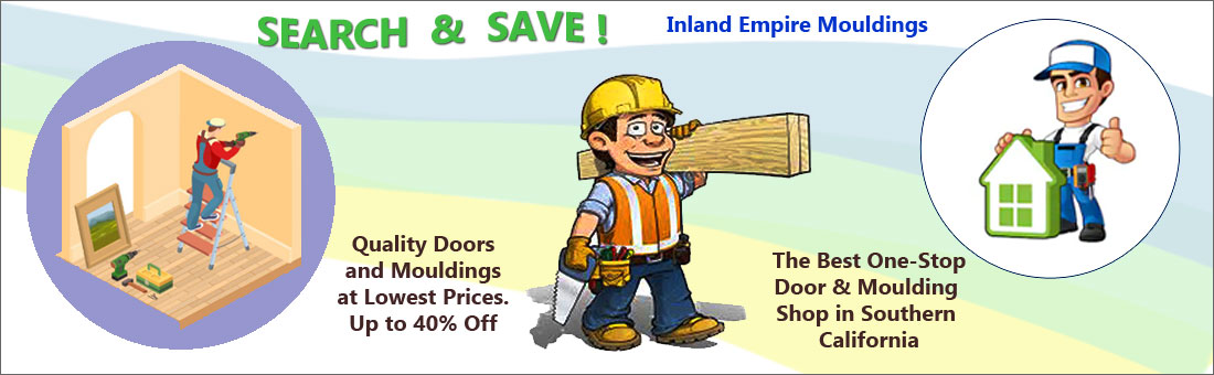 Quality door and moulding for home improvement - at Inland Empire Moulding